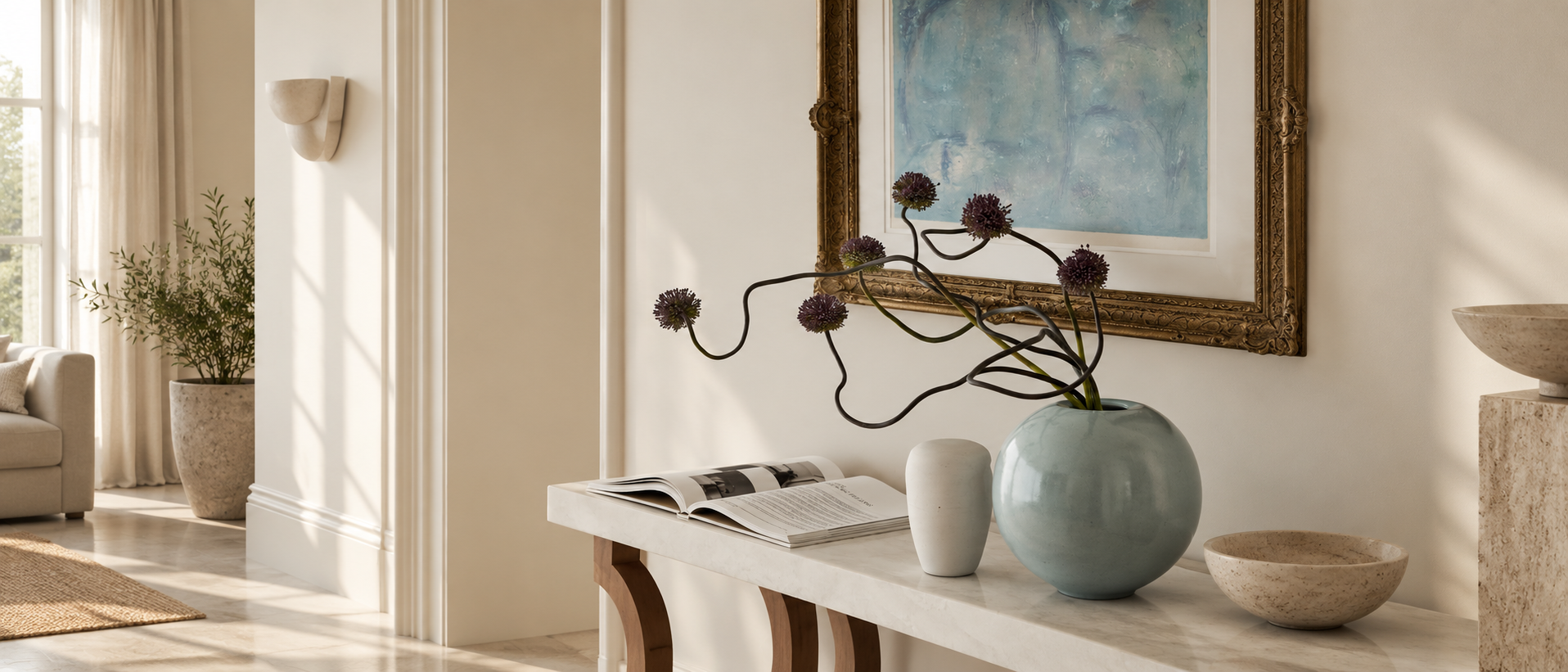 Decorative objects selected for modern interiors