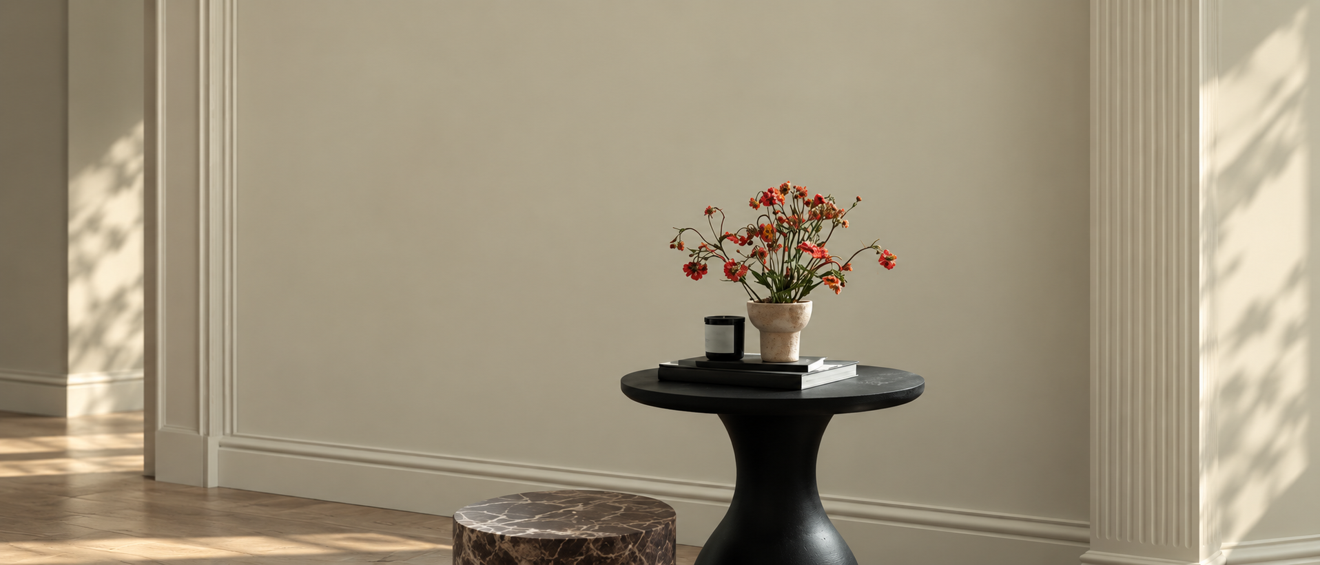 Thoughtfully selected decorative objects for modern interiors