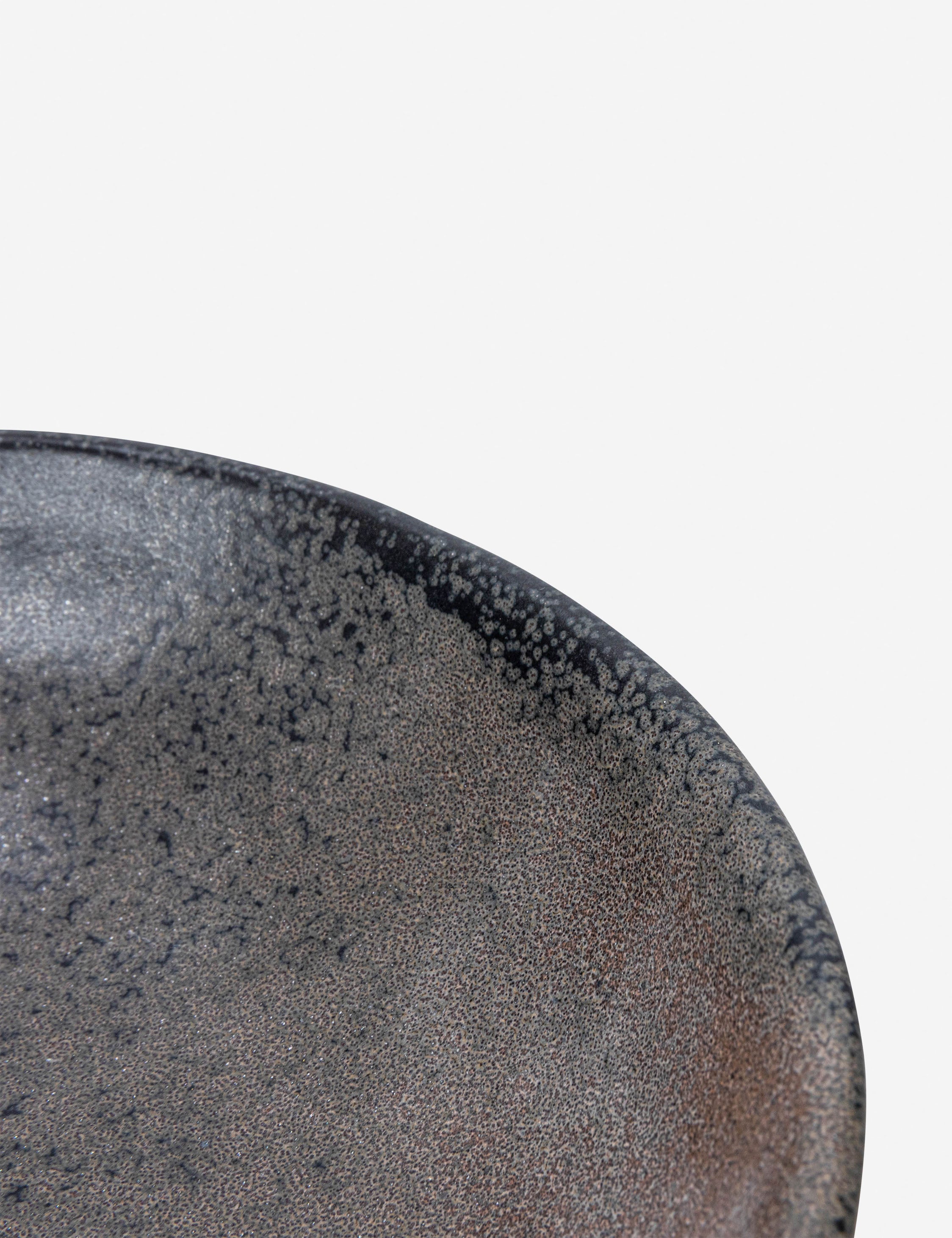 Sculptural Stoneware Bowl - Black - Image 5