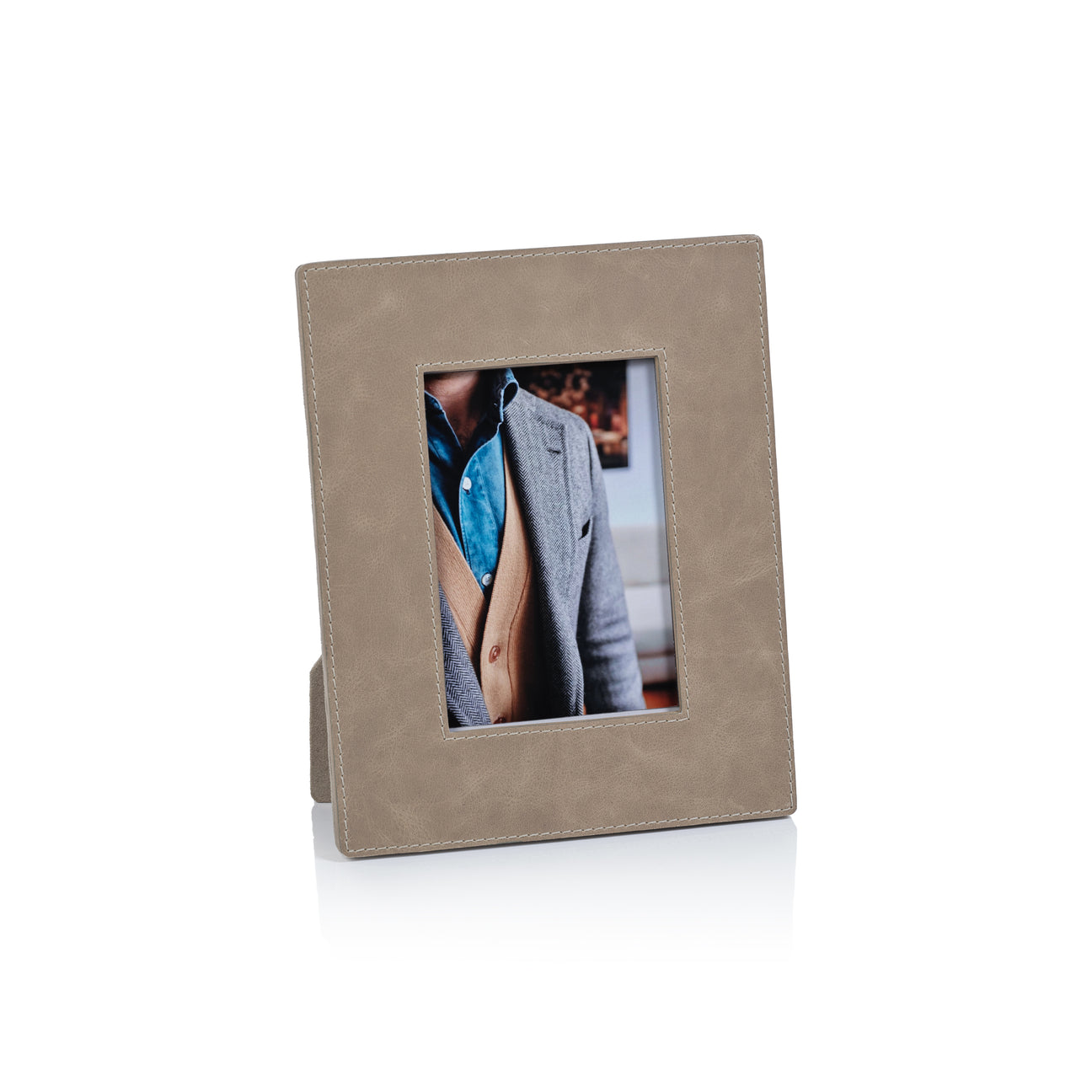 Mink Leather Photo Frame